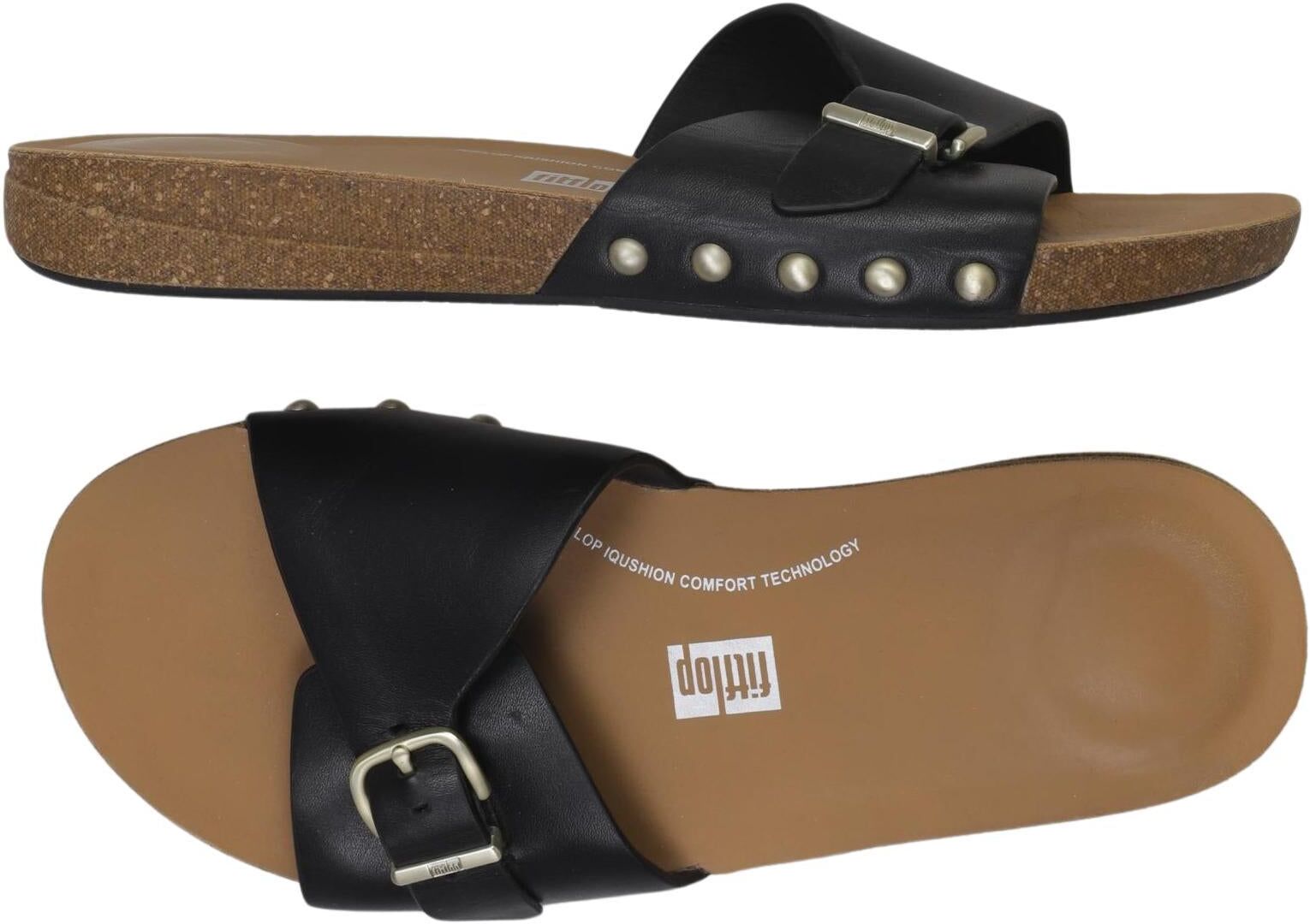 FitFlop Damen Sandalen, Schwarz, Gr. EU 41, kein / Etikett - Second Hand