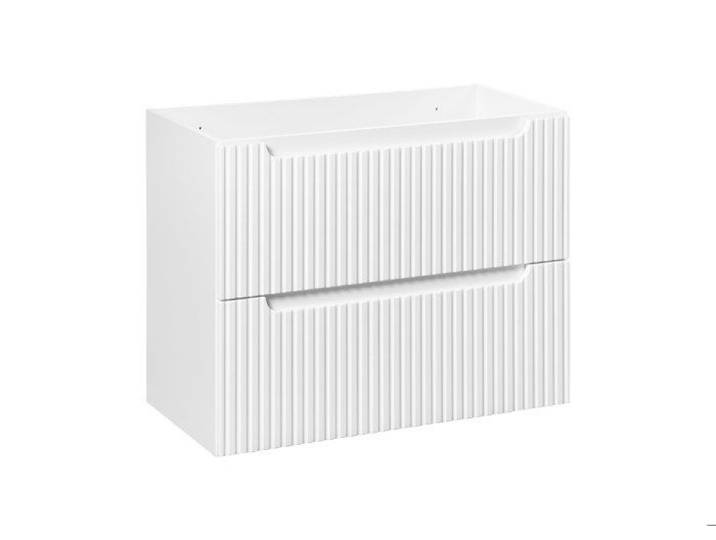 Meubles suspendu sous vasques avec tiroirs NOVA BLANC 80 CM