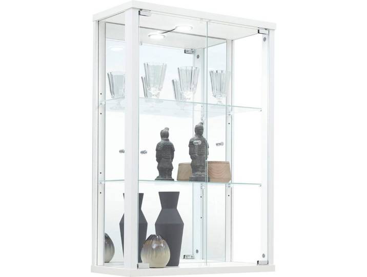 fif möbel Vitrine OPTIMA Hängevitrine/Glasvitrine 2x Glastür,perfekt für Sammler,Sammlervitrine