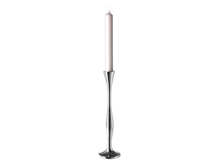 Kerzenleuchter FINK TWIGGY , silber (silberfarben), B:8cm H:32,2cm T:8cm Ø:8cm, Kerzenhalter, Kerzenleuchter