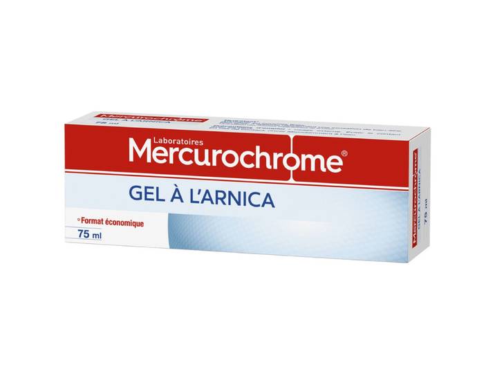 Mercurochrome Gel Arnica Hydratant Apaisant 75 ml