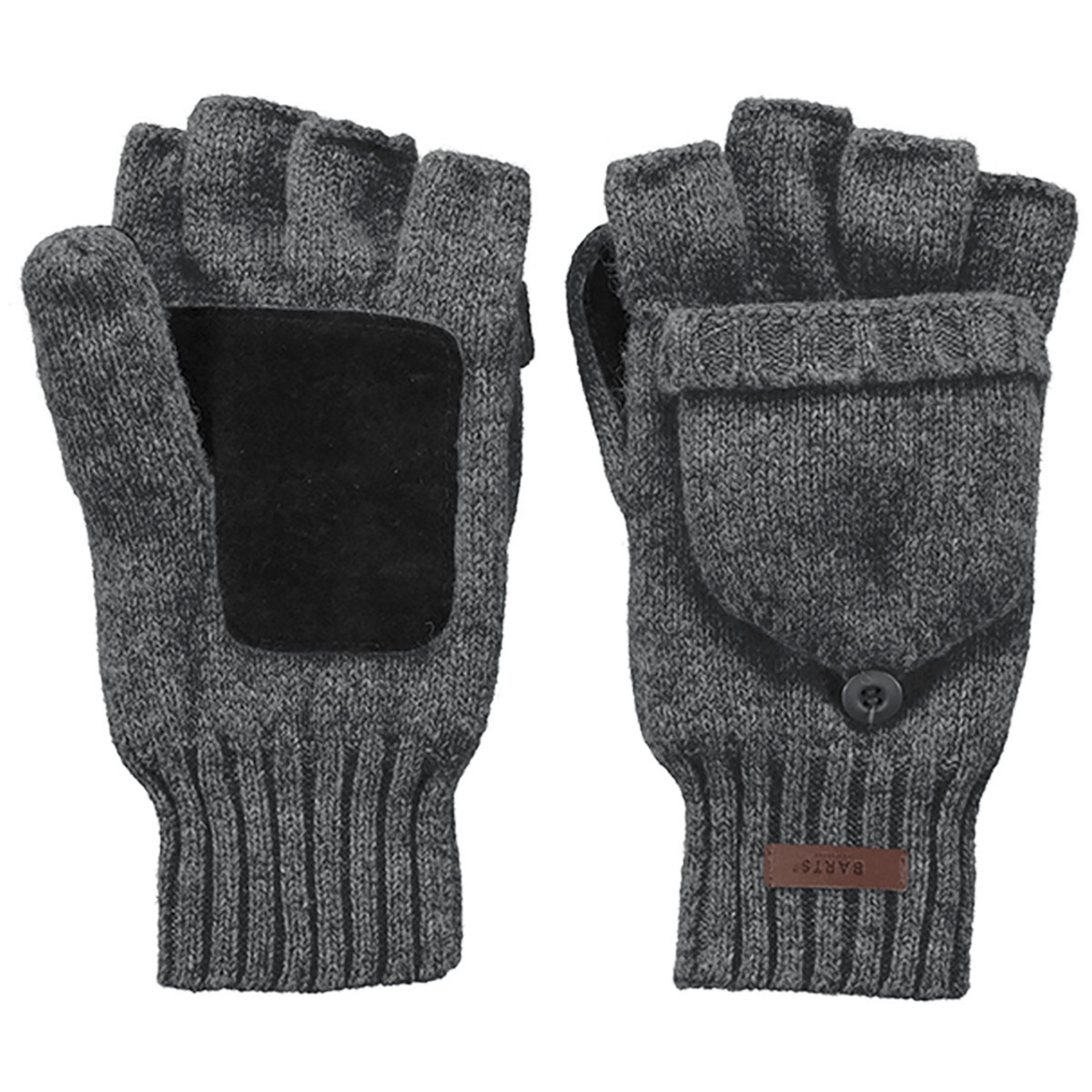 Barts Haakon Bum Herren Fingerhandschuhe grau Größe L Lifestyle Widerstandsfähig