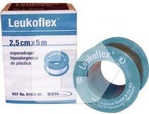 LEUKOFLEX esparadrapo hipoalergénico de plástico 5 MX2,5 cm 1 UD
