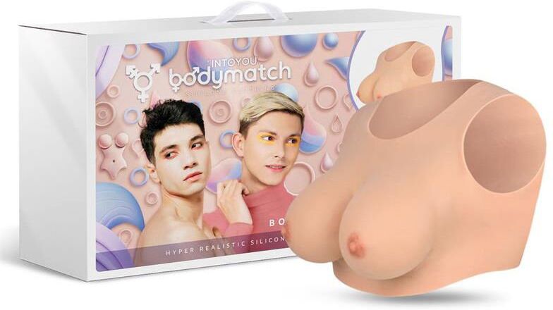 BODYMATCH Bowie - Prothèses mammaires réalistes en silicone - Bonnet D - Nude