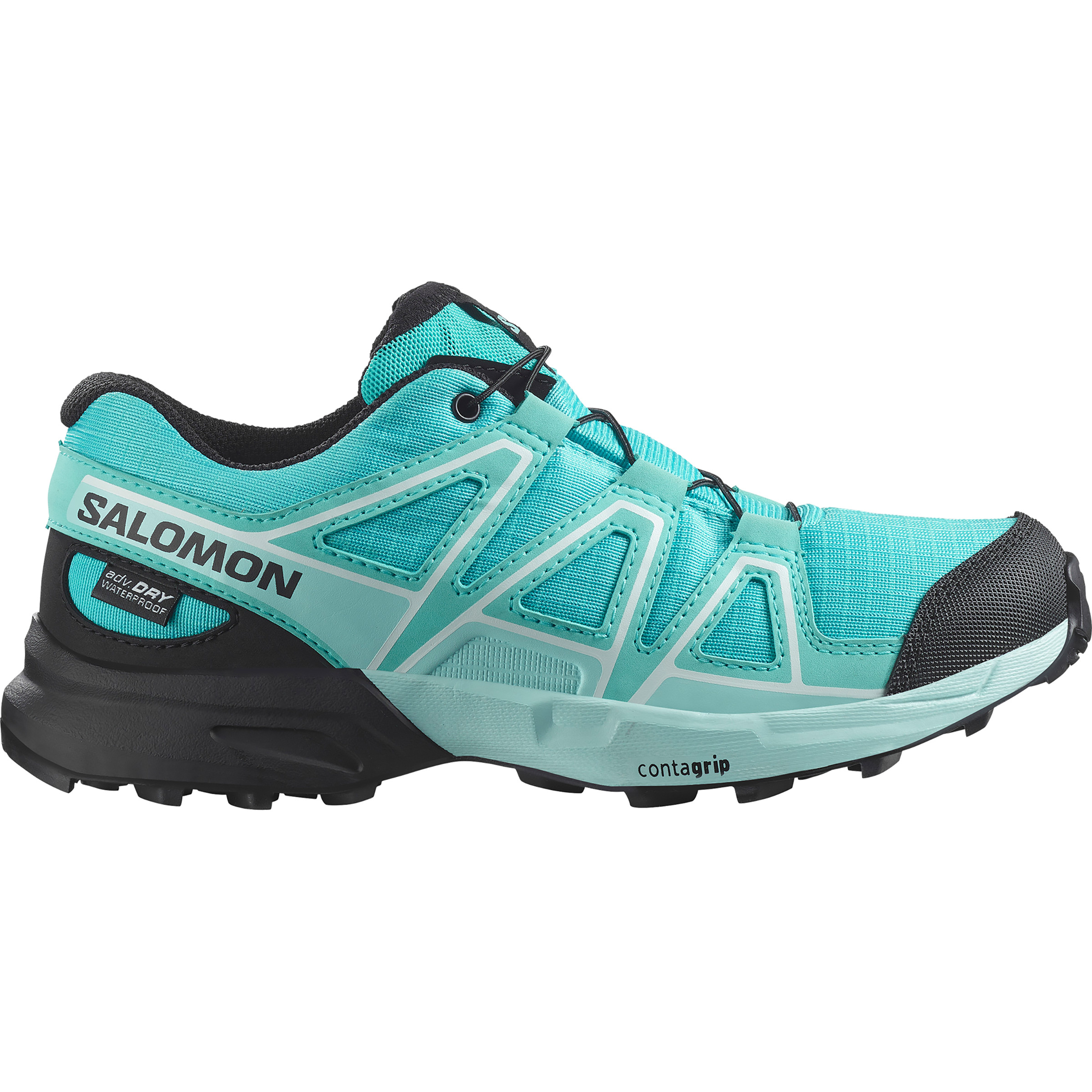 Salomon Speedcross WP Kinder Trailrunningschuhe blau Größe 35 Trekking Wasserdicht