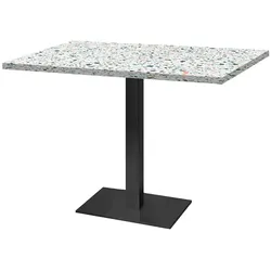 RestooTab - Tisch Milan 120x70cm Dekor Terrazzo spectra chip