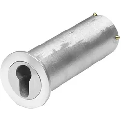 Schlüsseltresor Rohrtresor Schlüsselsafe, Aluminium, mit Maueranker, L145 x Ø47 mm