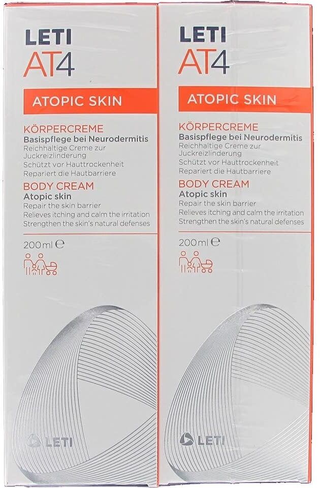 LetiAT4 Leti At4 Pack Duplo Crema Corporal 2x200ml