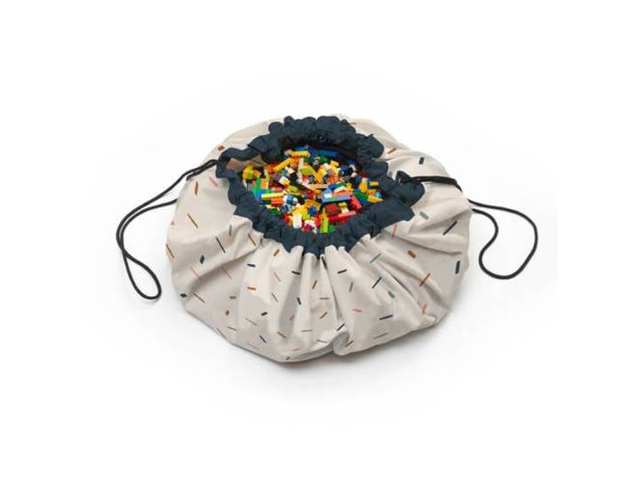Play&Go 2-in-1 opbergzak / speelkleed Confetti