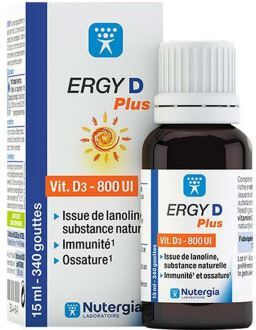 Nutergia Ergy D Plus Vitamin D3 15 ml