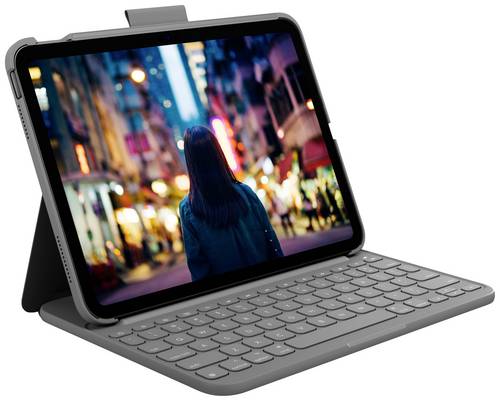 Logitech Slim Folio Tablet-Cover Apple iPad 10.9 (10. Gen., 2022) 27,7 cm (10,9 ) Book Cover Schwarz