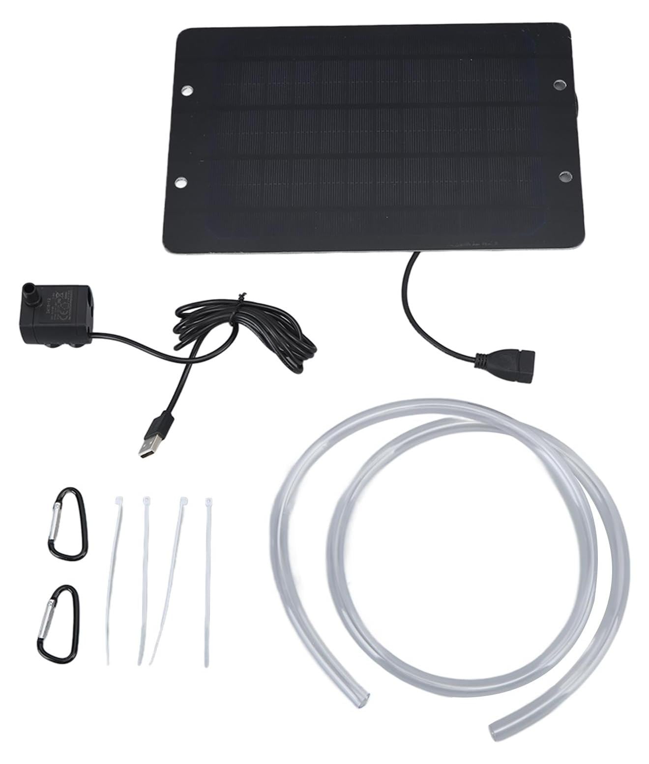 Dripio Zonnepomp 6V 10W met waterpomp voor vogelbad en tuin