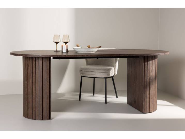 Esstisch Maple - vereint modernes Design mit langlebiger Qualität - Mokka - Luxusbetten24