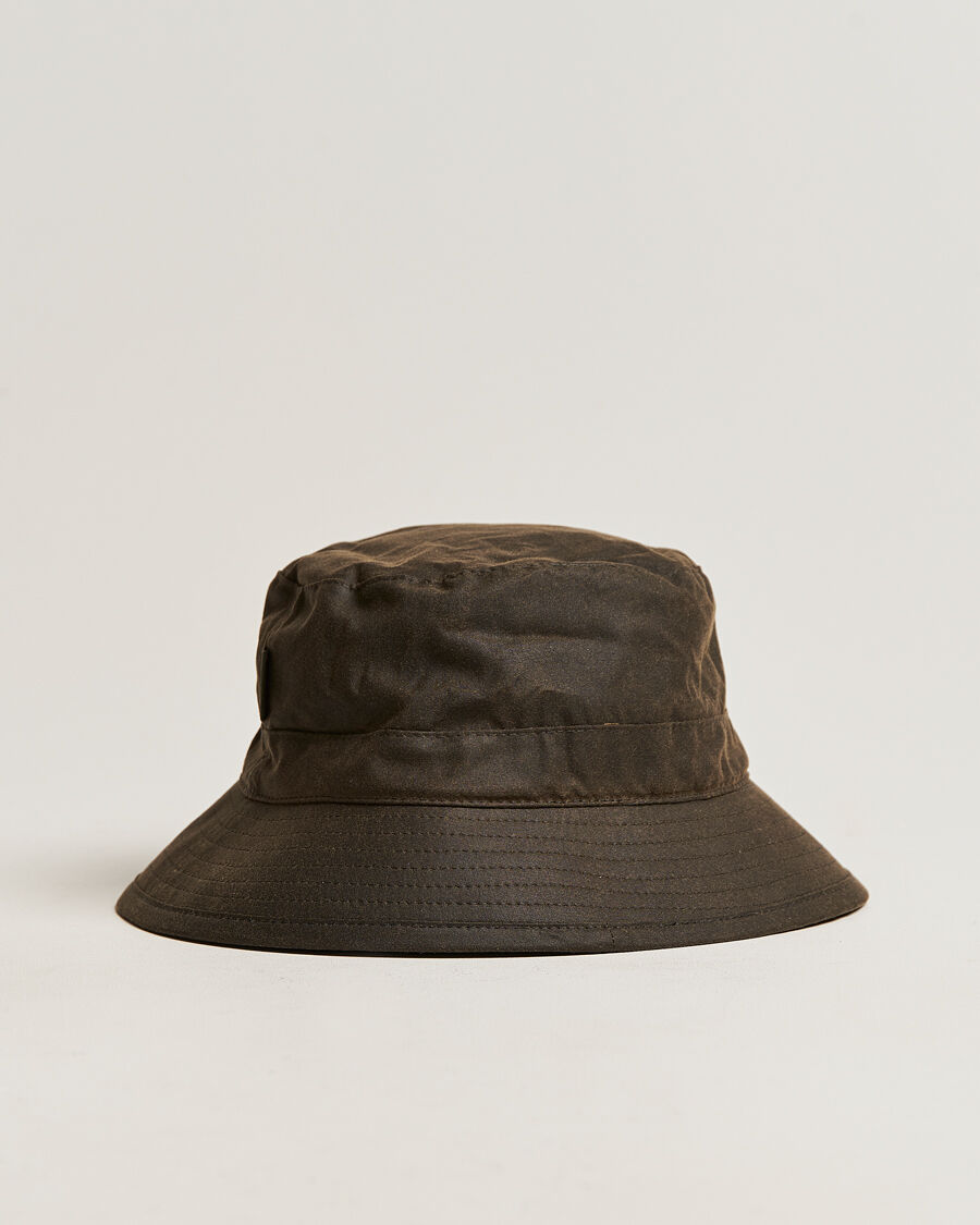 Barbour Lifestyle Wax Sports Hat Olive men XL Grøn