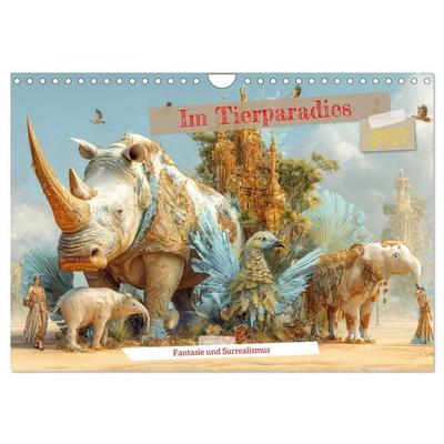 Im Tierparadies - Fantasie und Surrealismus (Wandkalender 2027 DIN A4 quer), CALVENDO Monatskalender