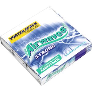 Airwaves Kaugummis Strong, zuckerfrei, 3x 10 Dragees