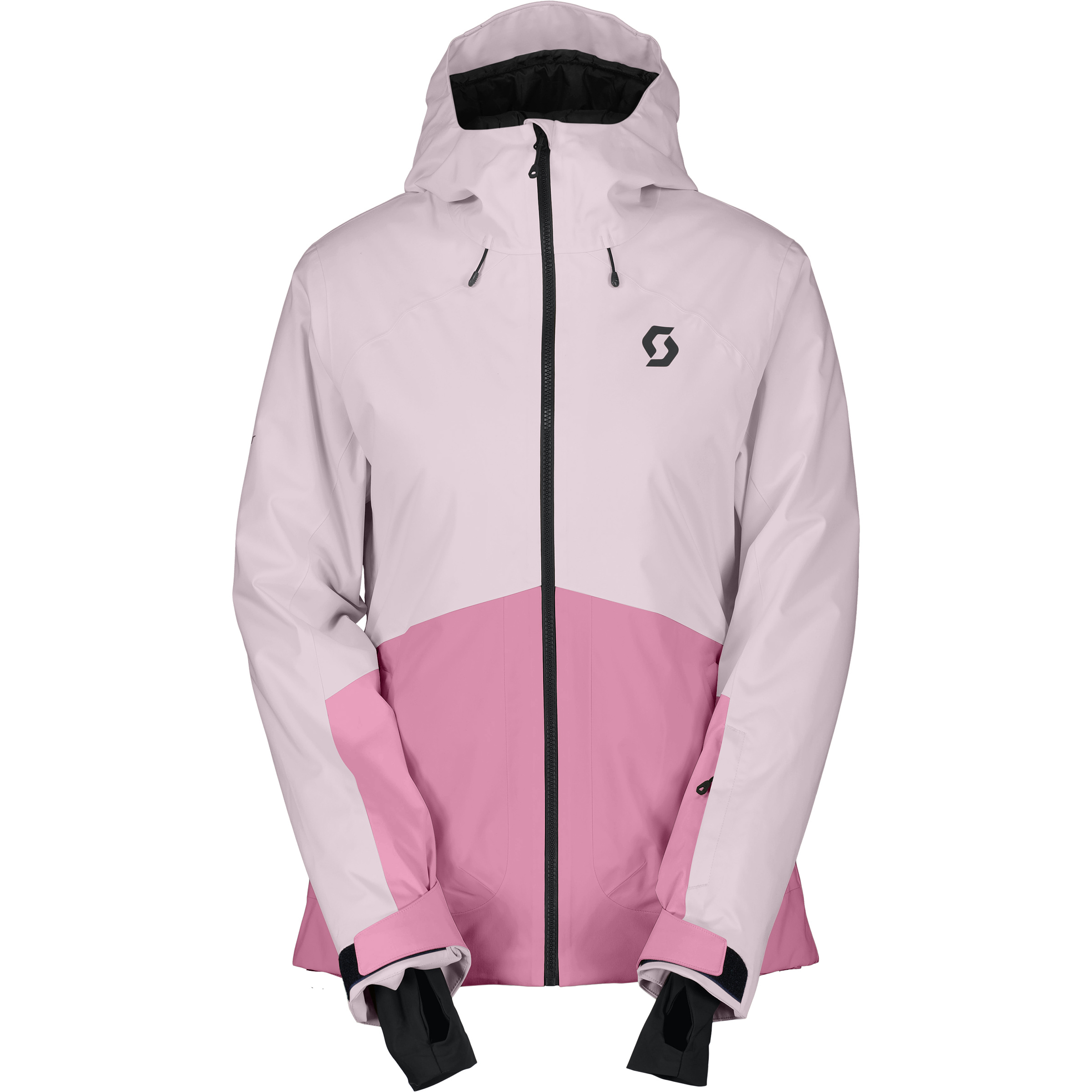 Scott Ultimate Dryo 10 Damen Isolationsjacke rosa Größe S Skifahren Winddicht Wasserabweisend