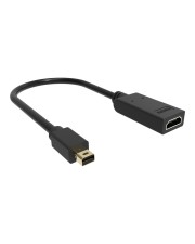 Vision Mini DisplayPort HDMI Typ A Standard Männlich Weiblich Gerade Professional Black Mini-DisplayPort to Adaptor (TC-MDPHDMI/BL)