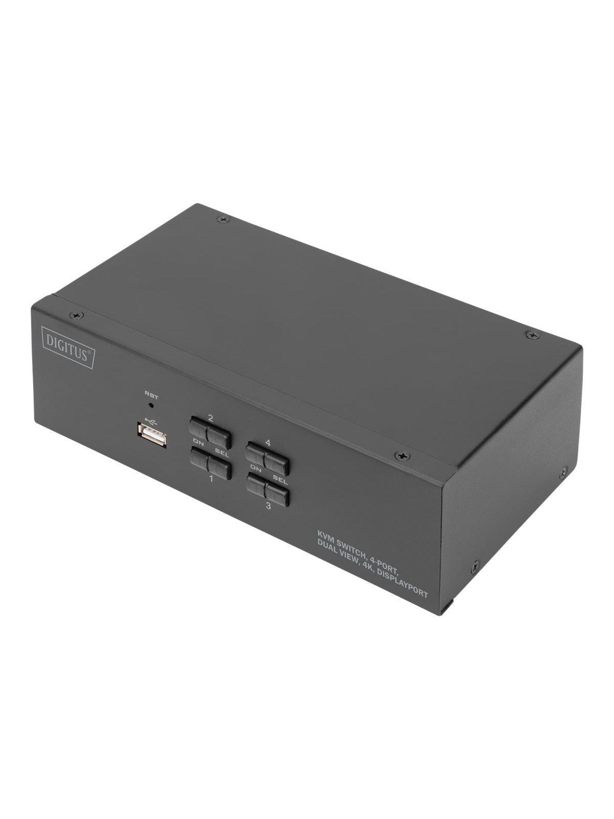 DIGITUS - KVM / audio / USB switch - 4 ports