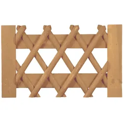 T&J Jägerzaun braun Tor 100 x 60 cm Latten 55 mm