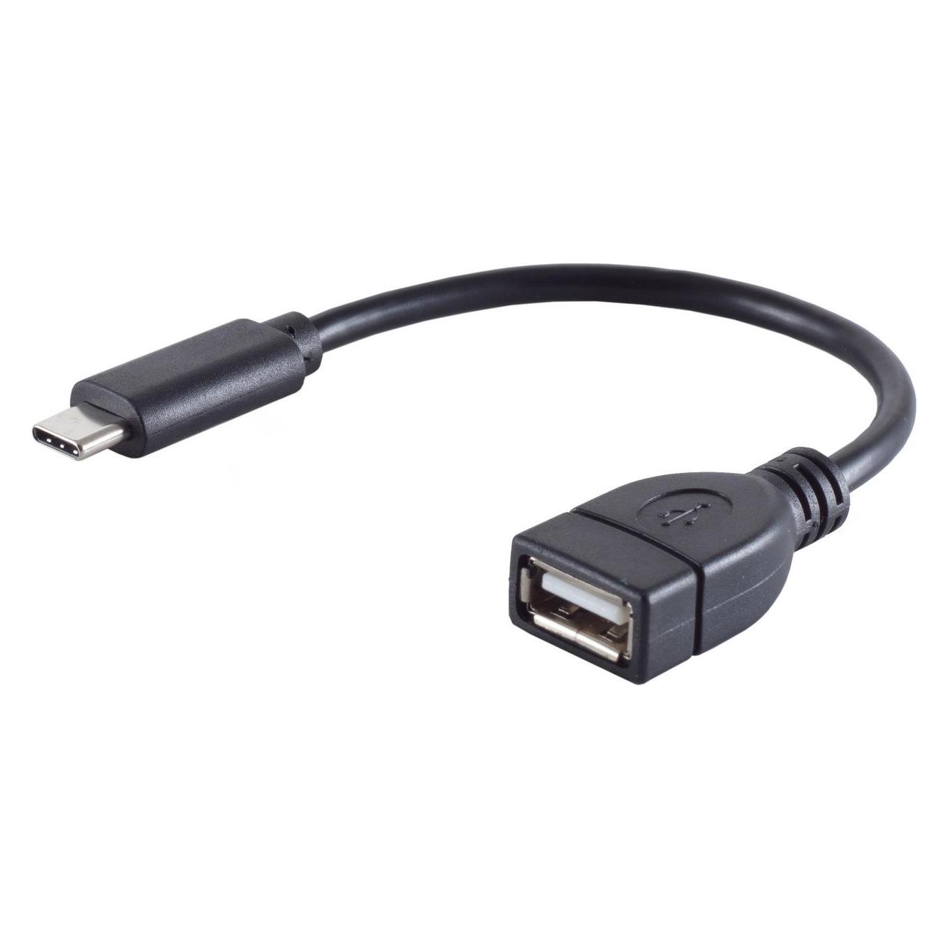 Shiverpeaks BS13-20015. Kabellänge: 0,12 m, Anschluss 1: USB C, Anschluss 2: USB A, USB-Version: USB 2.0, Maxima (0.12 m, USB 2.0) (BS13-20015)