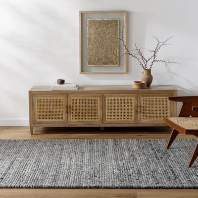 Livabliss Latrell Rustic Solid Area Rug