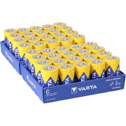 40x Varta 4014 Industrial Baby C Batterie lose