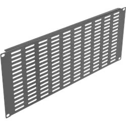 DELOCK 66682 - Panel 19", mit Lüftungsschlitzen horizontal, 4 HE, schwarz