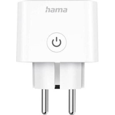 Hama Smarte WLAN-Steckdose, Matter, sprach- u. appgesteuert, nachrüstbar, 3.680W Steckdose