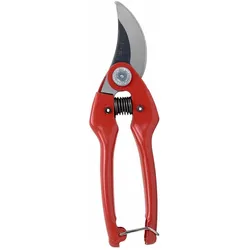 Bahco, Gartenschere, 20-mm-Bypass-Rebschere mit Griff aus gestanztem/gepresstem Stahl und geradem Schneidekopf, 220 mm
