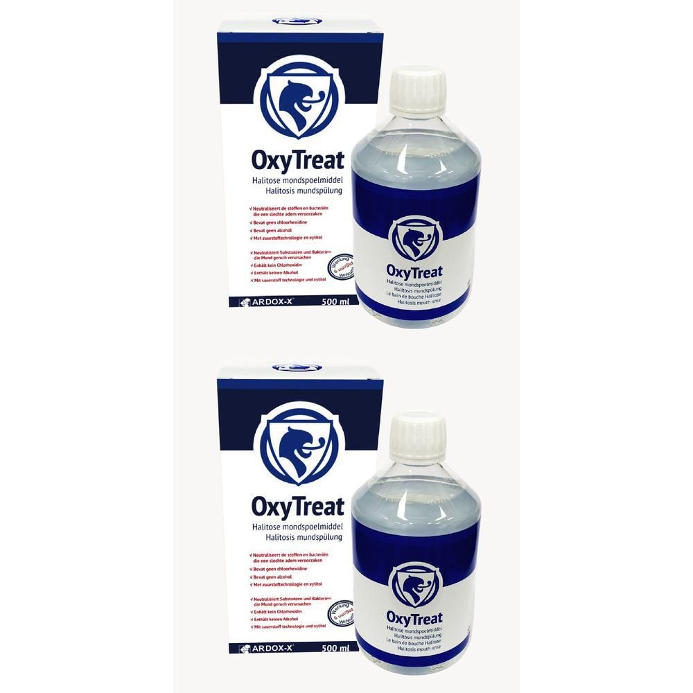 Oxytreat Halitosis Mundspülung 2x 2x500 ml Mundwasser