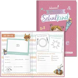 Häfft® Verlag Freundebuch Endlich Schulkind rosa