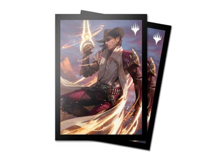 Ultra PRO - Magic: The Gathering Outlaws of Thunder Junction 100ct ChromaFuion standaard formaat kaarthoezen Ft. Kellan, Bescherm en bewaar uw gamekaarten, MTG-kaarten, Matte afwerking kaarthoezen