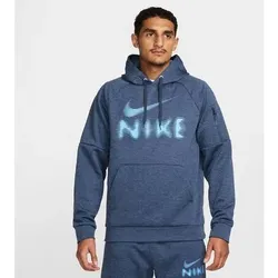 NIKE Herren Kapuzensweat Nike, Größe L in Blau Blau
