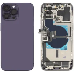 iPhone 14 Pro Max Gehäuse mit Backcover Dunkellila