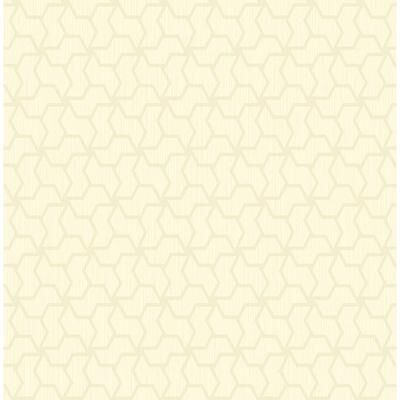 Seabrook Designs Zaira Geometric Lattice Unpasted Wallpaper