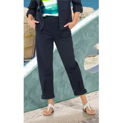 Baumwoll-Mix-Hose in marine in Größe 36 von DW-Shop, Marine, 36