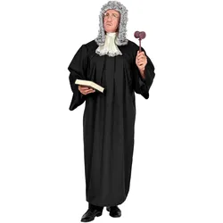Widmann Richter Robe Kostüm: Toga Und Jabot (XL, XXL)