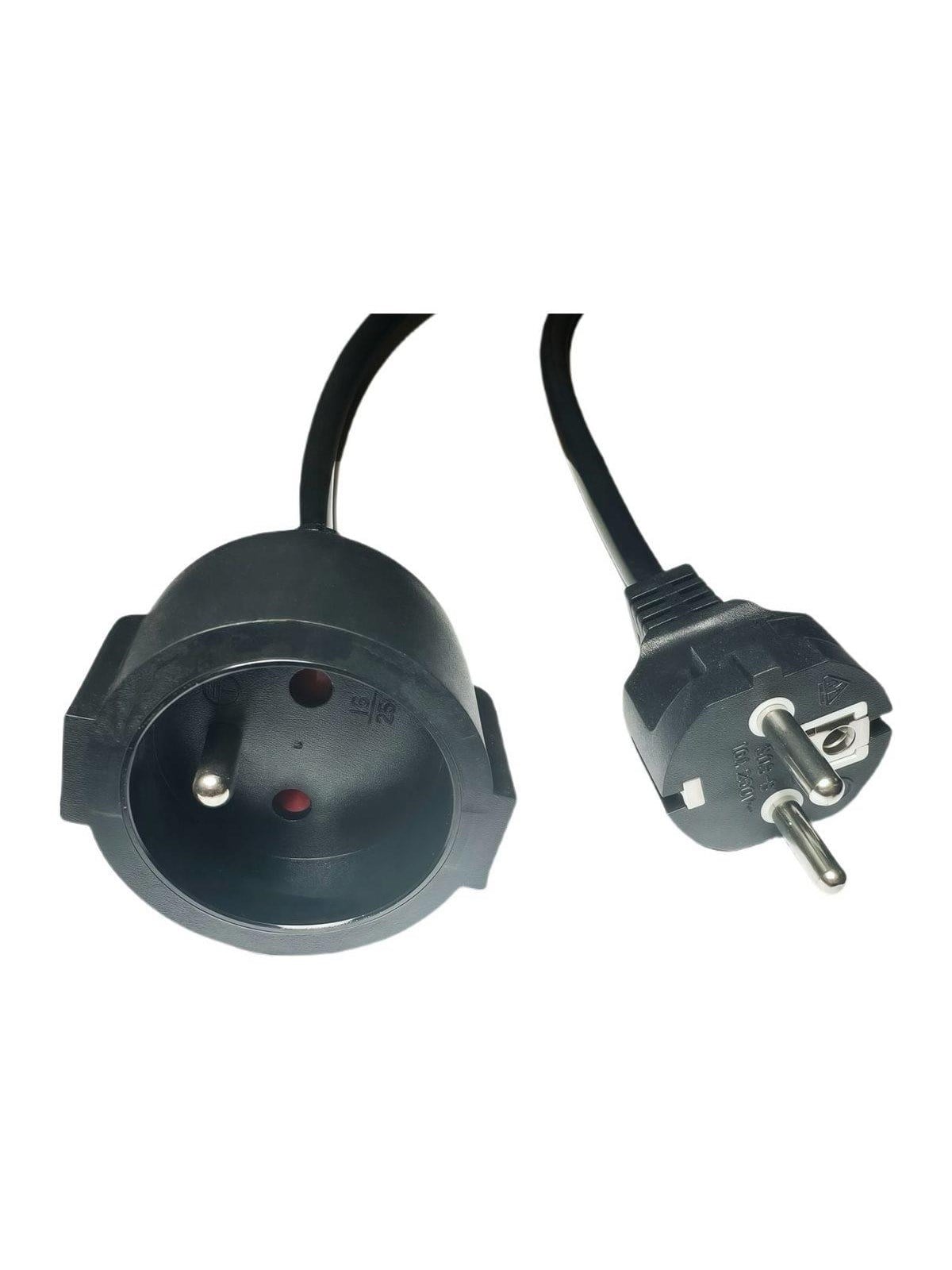 MicroConnect - power extension cable - Type F/E to Type E - 3 m
