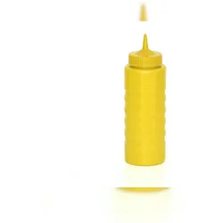 Quetschflasche 1000ml mit  Mengenskala gelb