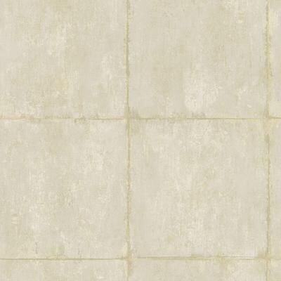 Seabrook Designs Koi Great Wall Blocks Unpasted Wallpaper