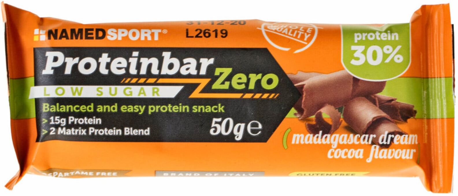 NAMED SPORT Protein Bar Zero 50 Grammi 