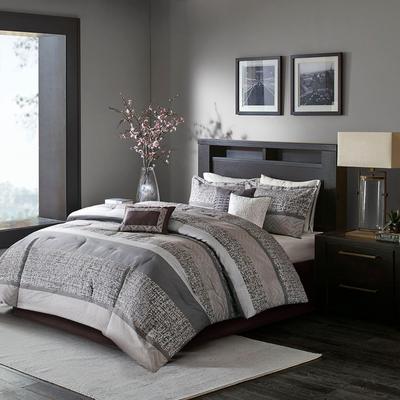 Madison Park Rhapsody 7 Piece Jacquard Comforter Set