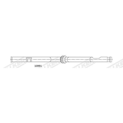 Walker Abgasrohr [Hersteller-Nr. 10991] für Mercedes-Benz
