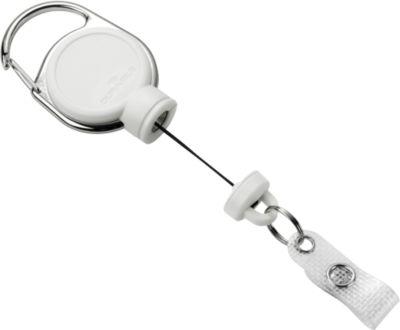 Durable Jojo Extra Strong, für schwere Kartenhalter o. Schlüssel, mit Clip, L 600 mm, weiß