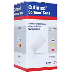 Cutimed Sorbion SANA Wundauflage 12x22 c 48 St