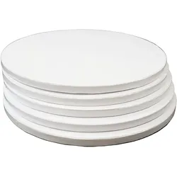 cakeX 5 x Cakeboard 35cm 12mm in Weiß ( glatter Rand )