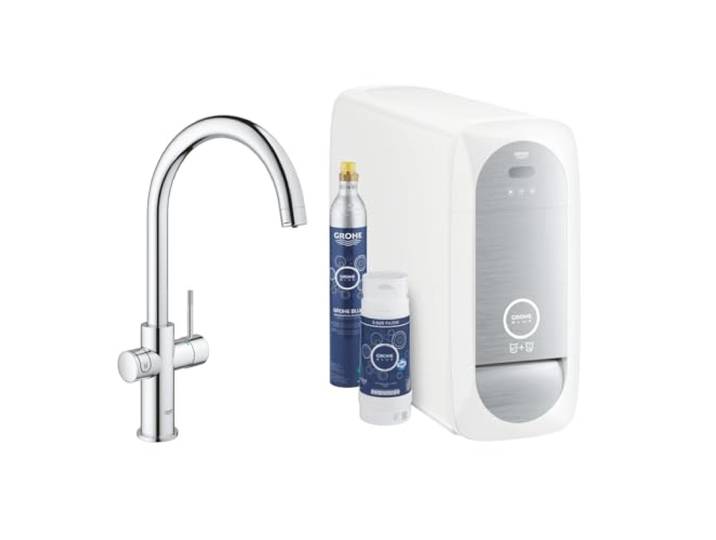Grohe Blue Home Mitigeur Évier avec Système de Filtration de l'Eau\, Bec C\, 31455001 (Import Allemagne)