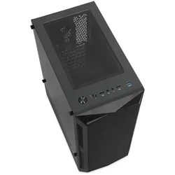 iBox OBUDOWA I-BOX LUPUS 27 Midi Tower ATX (ATX, Mini-ATX), PC Gehäuse, Schwarz