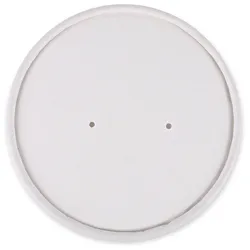 NATURE Star Deckel für Einweg-Suppenbecher, 9,70 cm, weiß